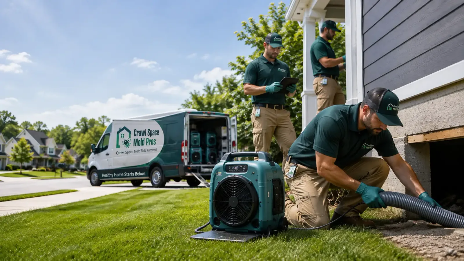 Crawl Space Mold Removal in New Bedford, PA